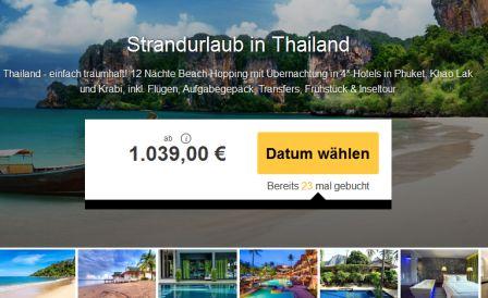 12 Nächte Beach-Hopping in Thailand ab 1.039 €