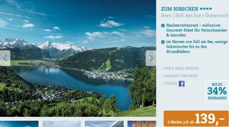 3 Tage Österreich ins 4* Hotel „zum Hirschen“ ab 139 Euro