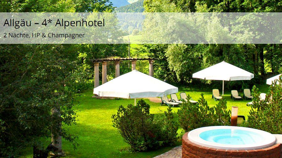 2 Nächte im 4-Sterne Alpenhotel Oberstdorf ab 129 Euro inkl HP