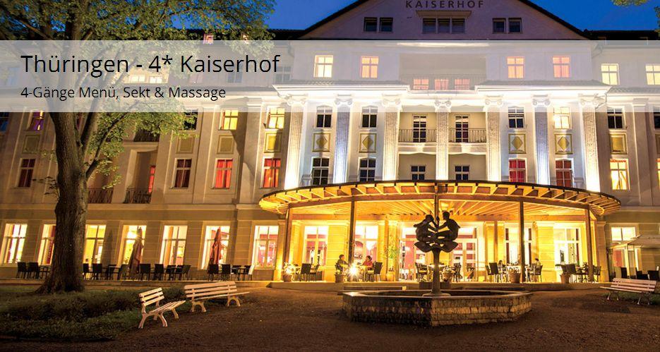 2 Nächte im 4*Kulturhotel Kaiserhof  ab 99 Euro